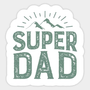 my super dad Sticker